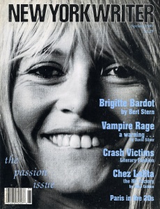 Cover of Spring 1989 New York Writer