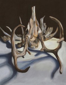 painting of antlers